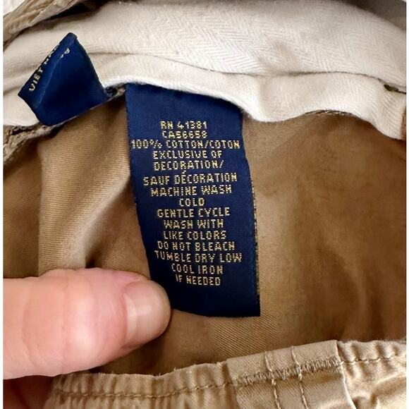 Polo Ralph Lauren Y2K Cargo Shorts Size 30 Baggy Utility Gorpcore Preppy 90s - Picture 7 of 8